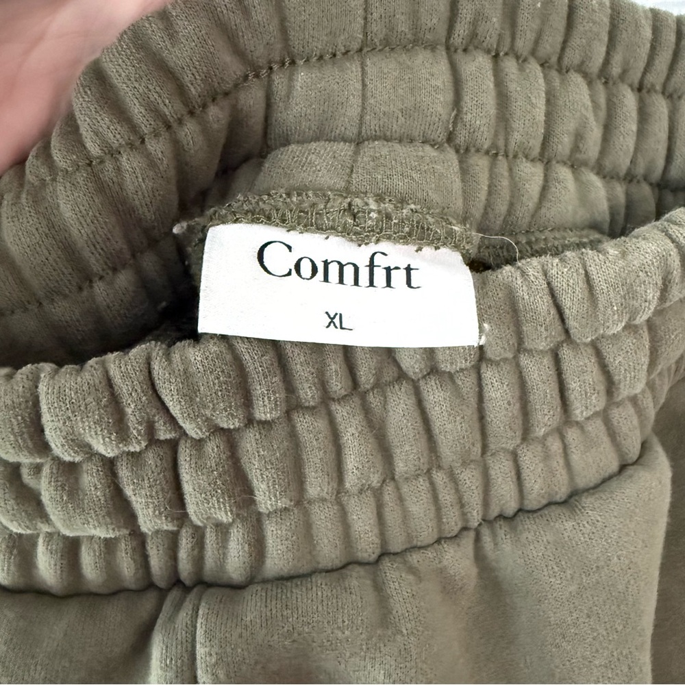 Comfrt Olive Green Sweatpants - Picture 2 of 4